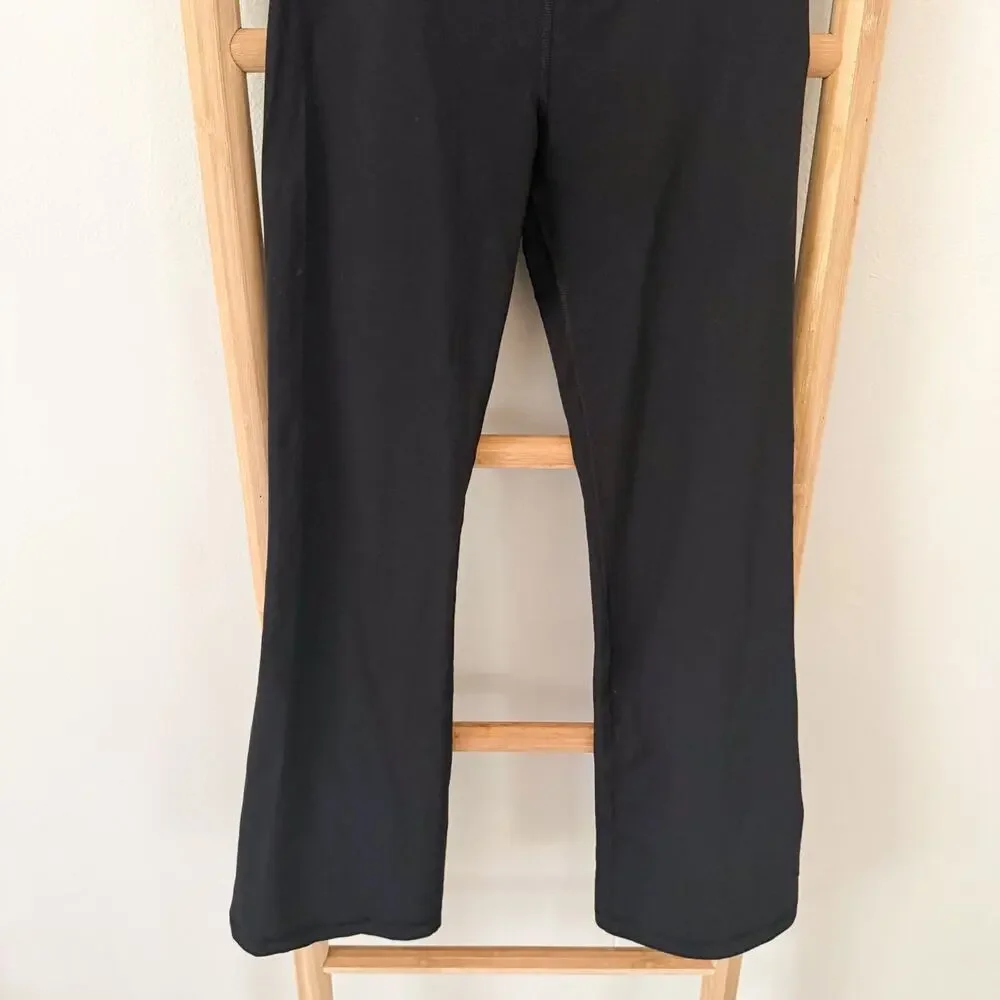 Lululemon Groove Pant Tall Size 6 Black Flare Yoga Pants W5604T 31” Inseam